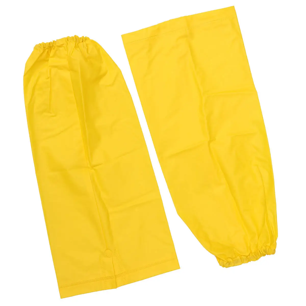 1Pair Waterproof Leg Cover Yellow Elastic Band Outdoor Use Protective Pants Covers Rain Hiking Dust Resistant Gaiters
