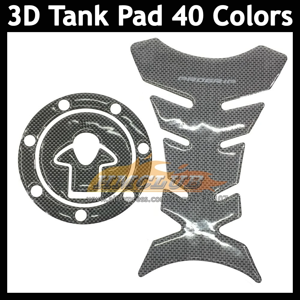 3D Carbon Fiber Tank Pad For KAWASAKI NINJA 650R ER-6F ER 6F 650 R ER6F 09 10 11 2009 2010 2011 Gas Tank Cap Protector sticker