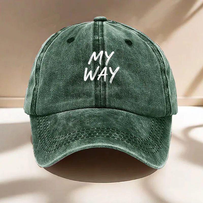Men's Letter Baseball Cap for Casual Outdoor and Beach Activities Ideal for Men's Mountain Climbing