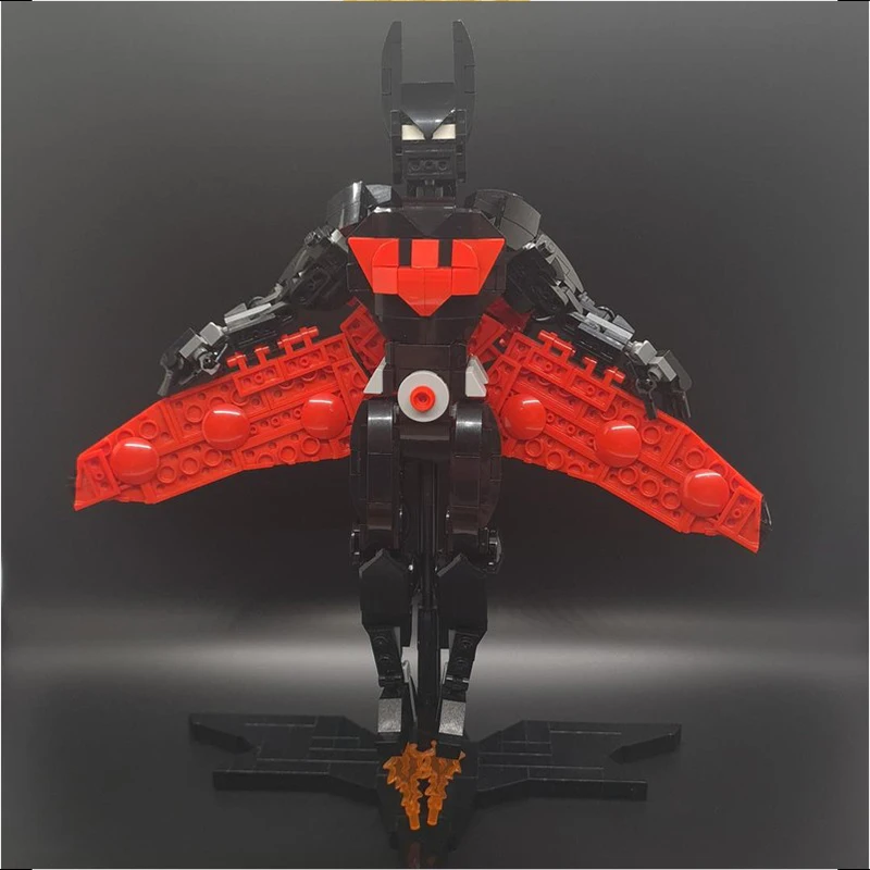 479pcs MOC Bat Man Beyond Hero Collection Model Building Blocks Home Decor Desk Display Shelf Accent Decorative Gift For Adults