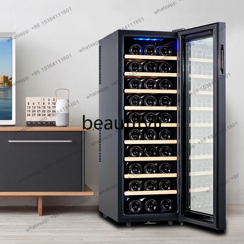 Red Wine Constant Temperature Cabinet Household Intelligent Tea Refrigerated Moisture Cabinet Refrigerator with Lock