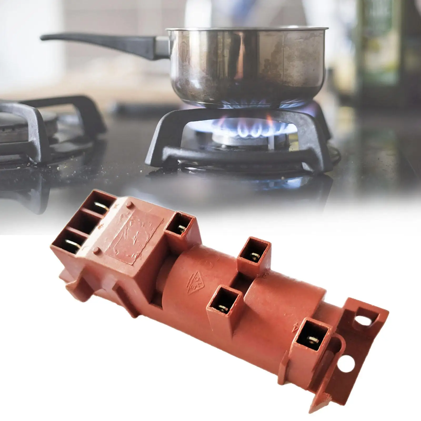 Gas Stove Igniter Kitchen Lighters Oven Stove Ignition Four Terminal Connections Spark Igniter Gas Stove Igniter