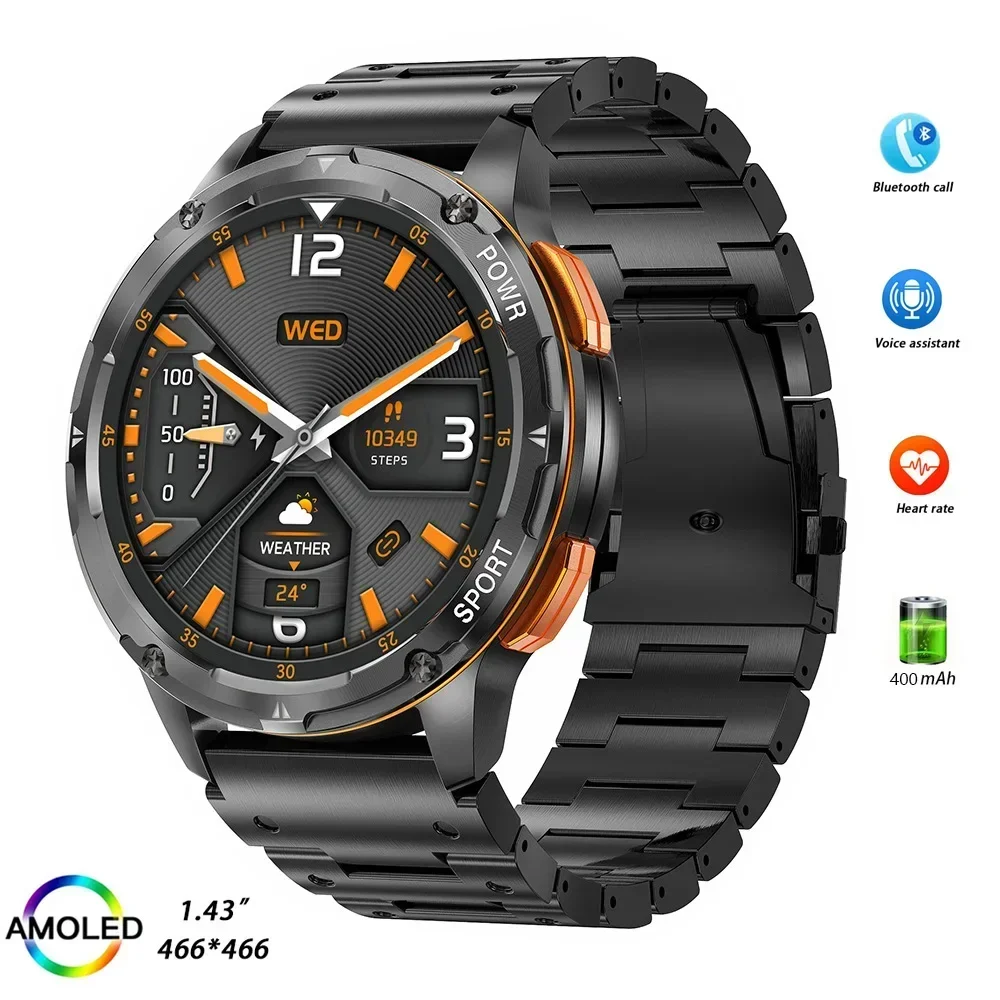 

2025 New AK59 Smartwatch - 1.43" AMOLED HD Screen, Fitness Bracelet & Clock Combo (Suitable for All)