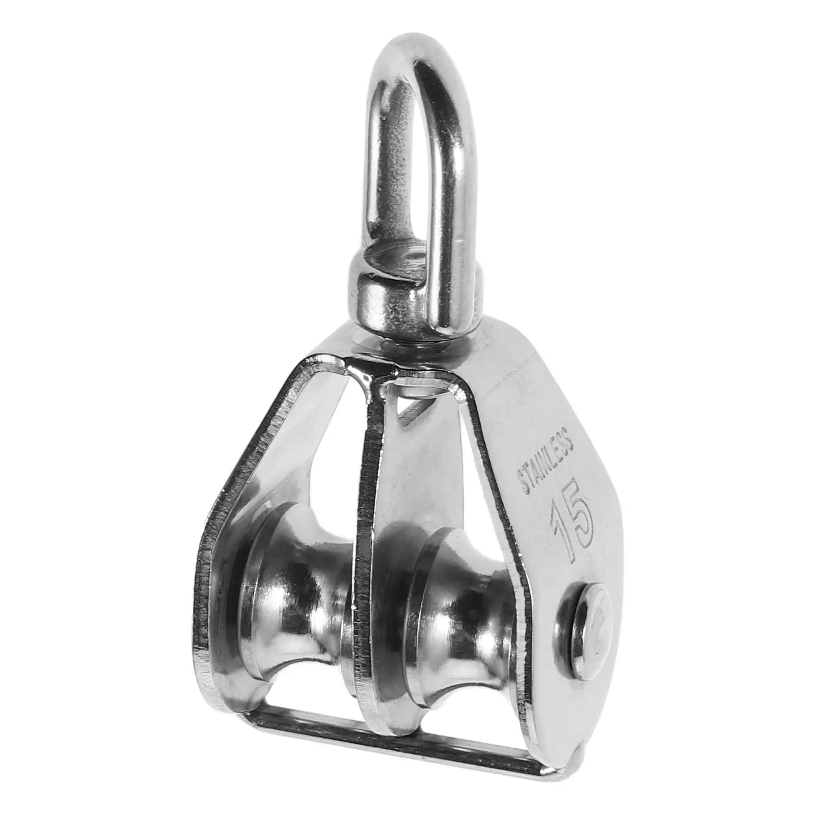 

Stainless Steel Fishing Net Pulley Cable Pulley Kit Marine Heavy Duty 304 Pulleys for Rope Weights Wire Pulling Hanging Towing