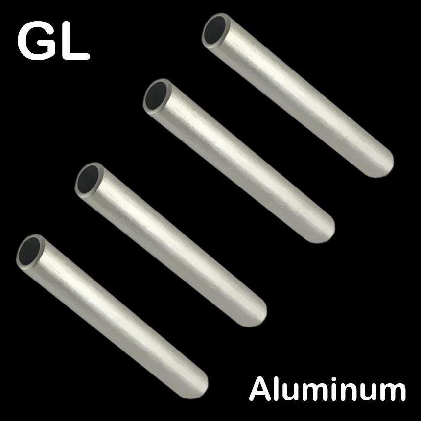 GL-400 GL-500 GL-630 Aluminum No Insulation Wire Cable Hole Passing Connecting Sleeve Tube Ferrule Lug Connector Crimp Terminal