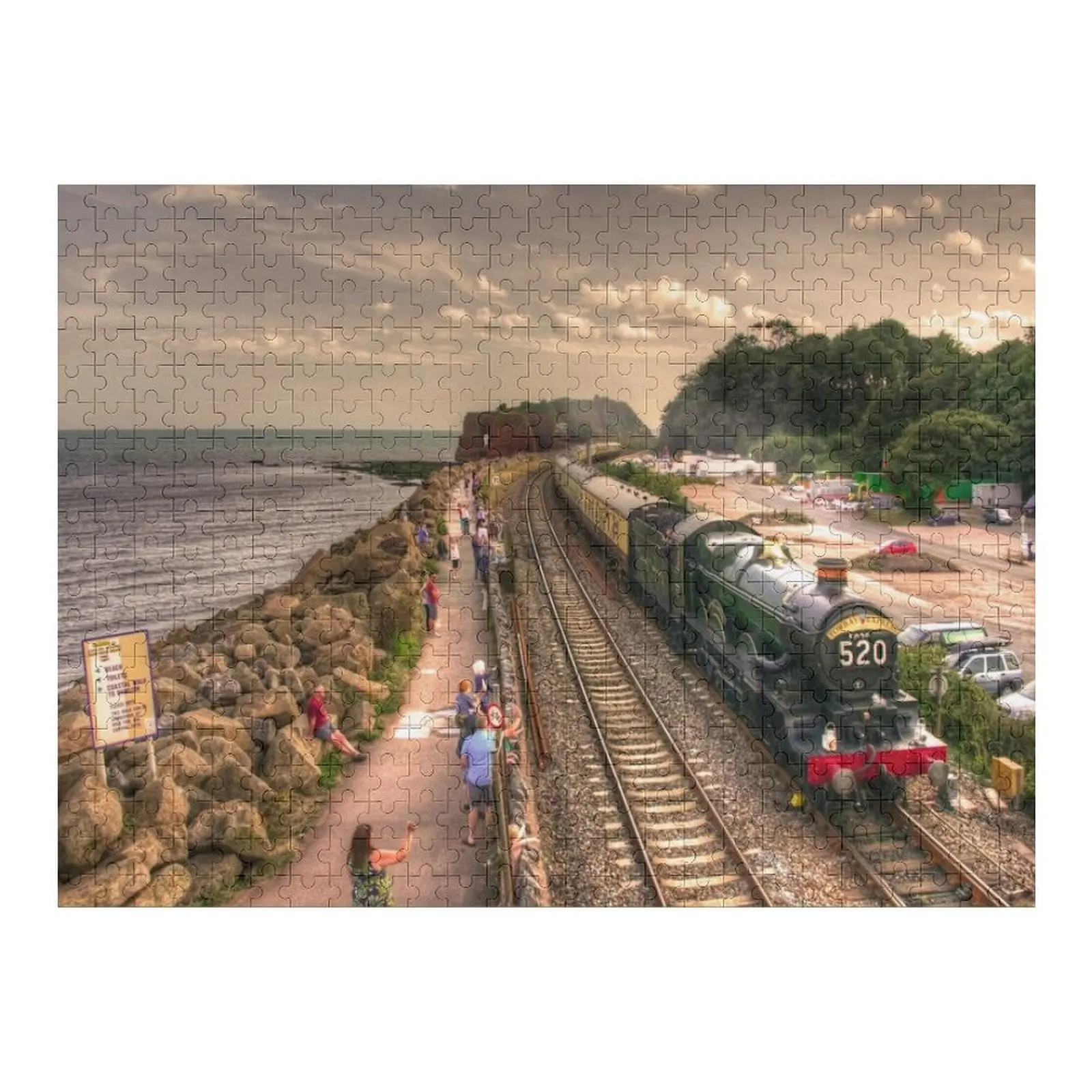 Torbay Express at Dawlish Warren Jigsaw Puzzle Personalized Baby Object Jigsaw Pieces Adults Puzzle