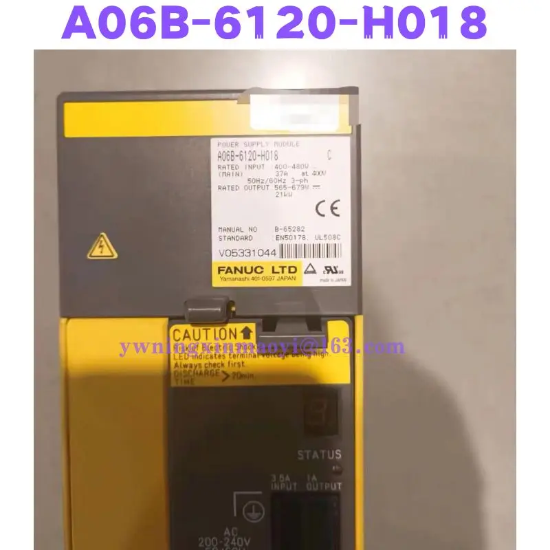 High-quality Goods Used Servo Drive Amplifier Module A06B-6120-H018  A06B 6120 H018 Normal Function Tested OK