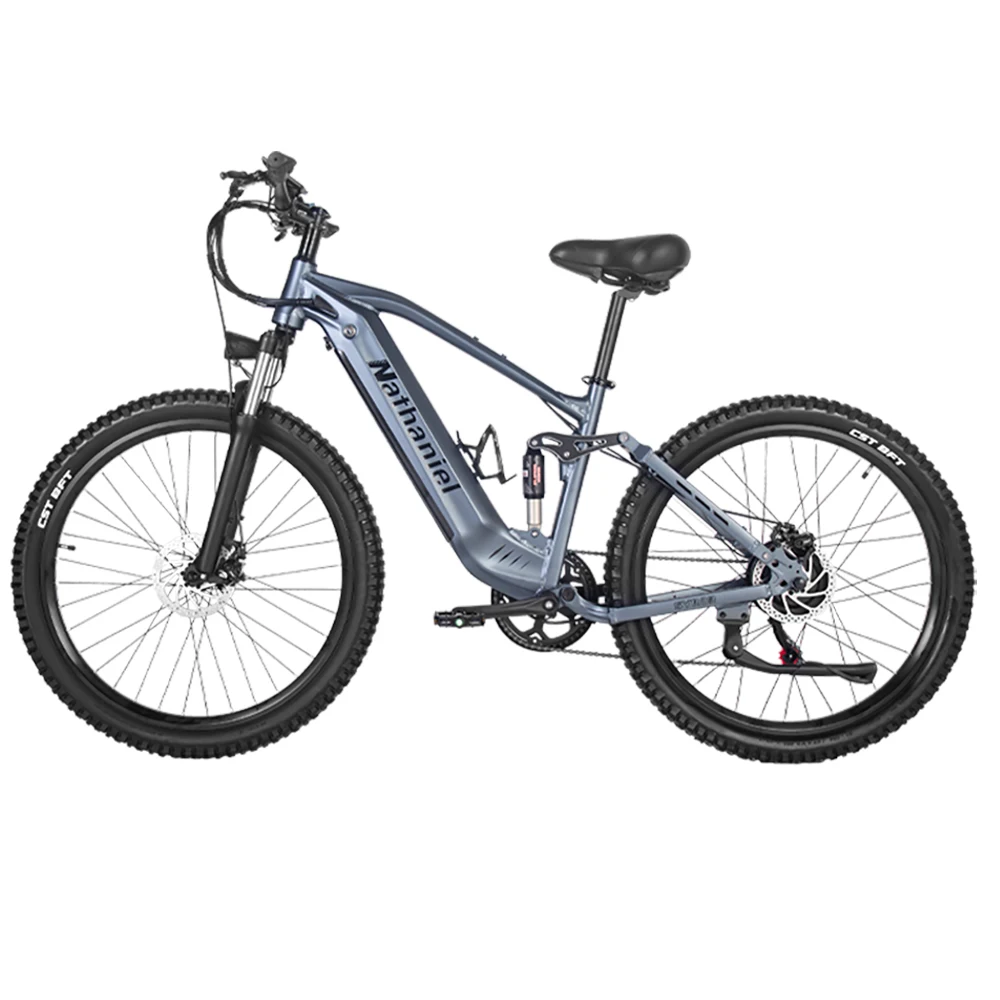 Nathaniel SYR03 E-Bike, 1000W 48V 20Ah Lithium Battery, 27.5" Off-Road Electric Assisted Bicycle, 45Km/h, City Commuter Vehicle image 4