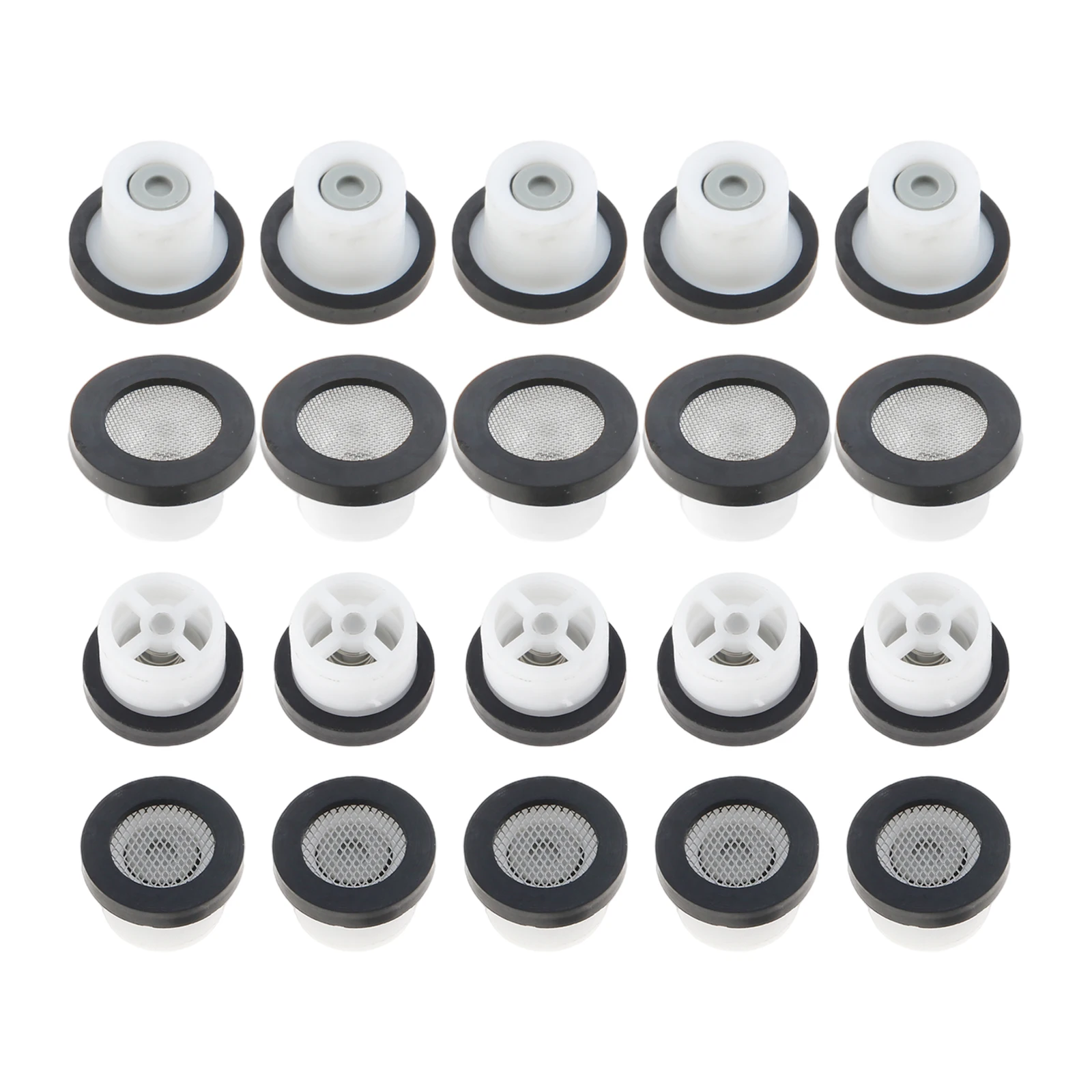 

10pcs Inner Plug Check Valve G1/2 G3/4 Anti-Water Sealing Gasket Crossing Plumbing Sealing Pad Shower Check Valve with Filter
