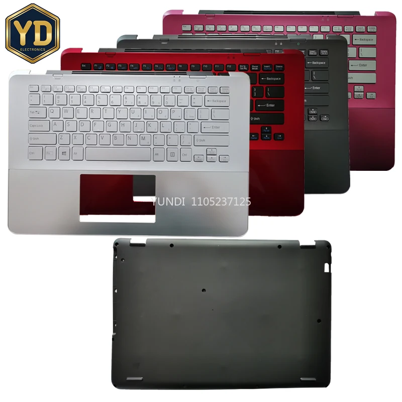 YD NEW For SONY Vaio SVF14A SVF14A15CXB SVF14A16CXB SVF14A17CXB SVF14A1A1J SVF14A18SCP SVF14A1C5E US keyboard palmrest/Bottom ca