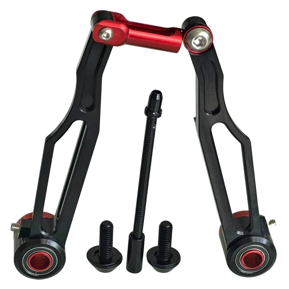 

Mountain Bike Long Arm V Brake Pair CNC Machined for 24/26 Inch Rim Lightweight Aluminum Alloy Brake Components