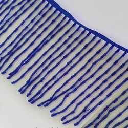 9cm Wide Bugle Beads Seed Beads Beaded Fringe, Fashion Dress Costume Boutique Handbag Bead Fringe, Lampshade Fringe
