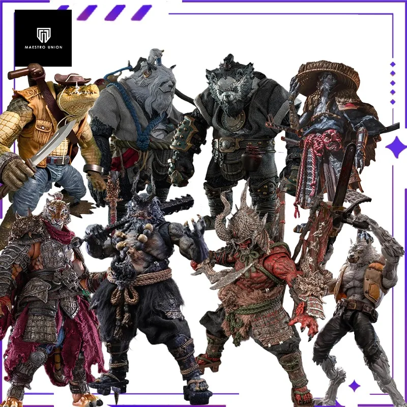 

Craftsmen Alliance Original Fury Planet 1/12 Black Wine Swallowing Boy Werewolf Veteran William Mobile Doll Model Toy Gift