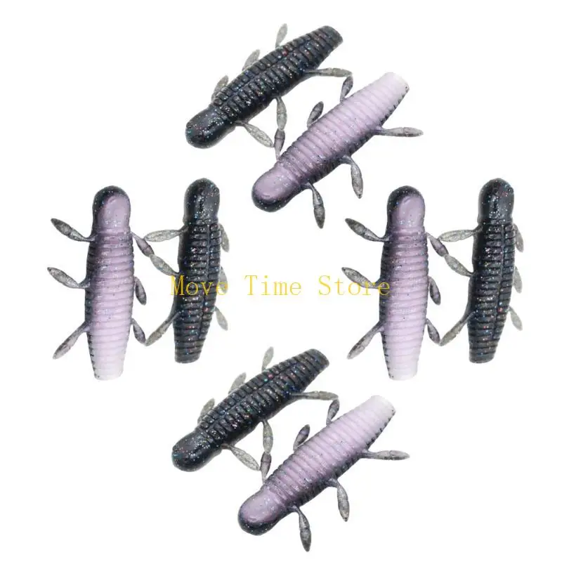 92me غرق الدودة الطعوم الناعمة تضيف الملح الرائحة السمكية الطعوم الاصطناعية لصيد سمك السلمون المرقط #4