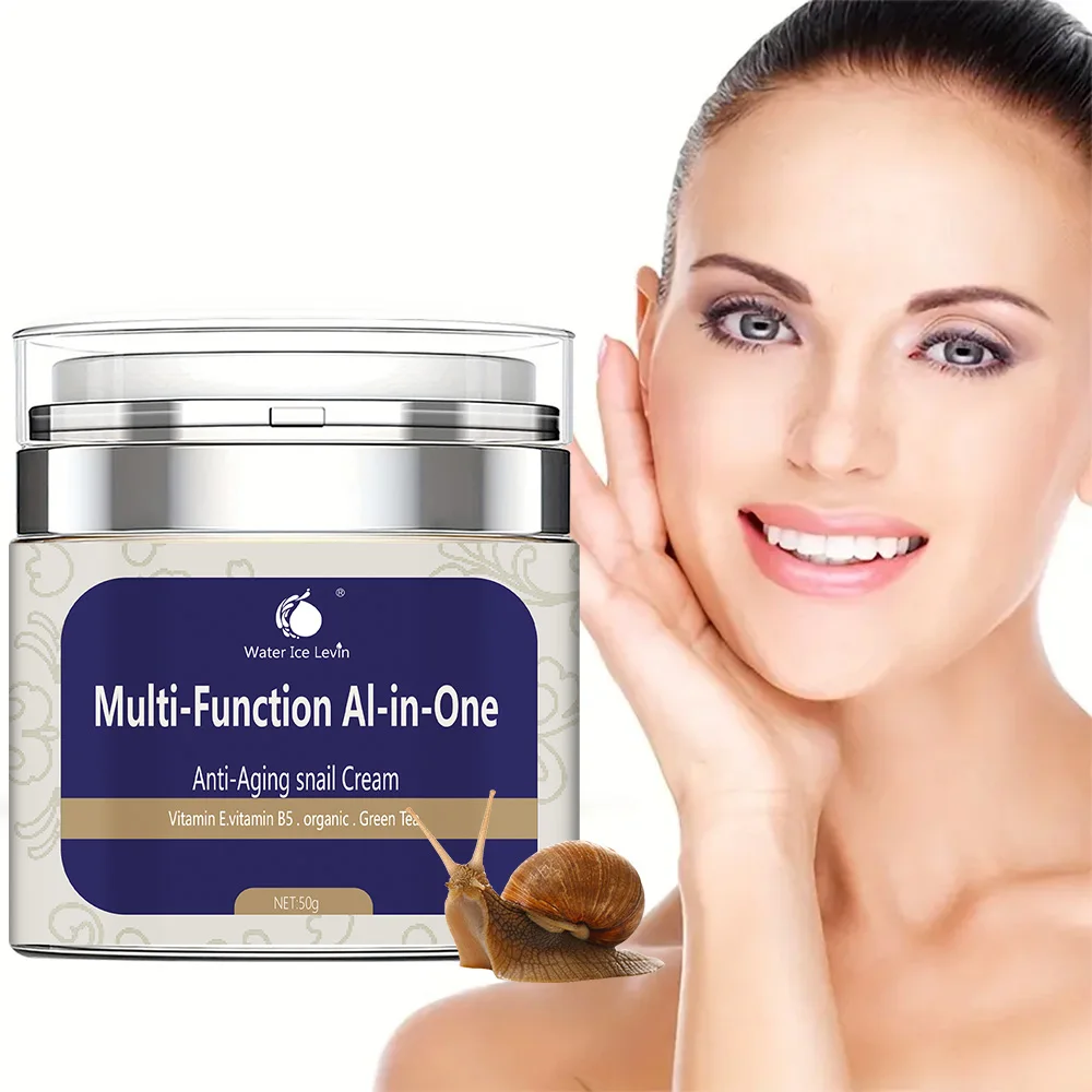 

Anti-Aging Snail Cream - for Men and Women Adults, Suitable for All Skin Types, Moisturizing Containing Retinol, Tea Tree Leaf Extract for Dry Skin Care