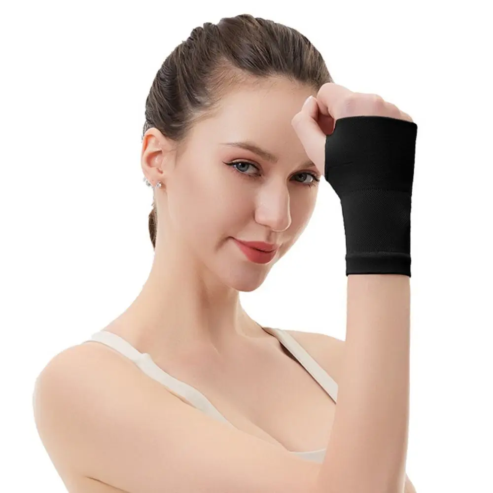 Polyurethane Fibre Wrist Protector Bands Elastic Anti Sprain Wrist Brace Thin Sweat-absorbing Wristband Fatigue Relieve
