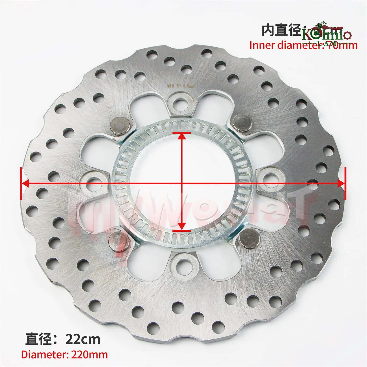 Fit For Kawasaki Versys 650 KLE650 ABS 2015 - 2021 Motorcycle Rear Brake Disc Rotor 2016 2017 2018 2019 2020 15 16 17 18 19 20