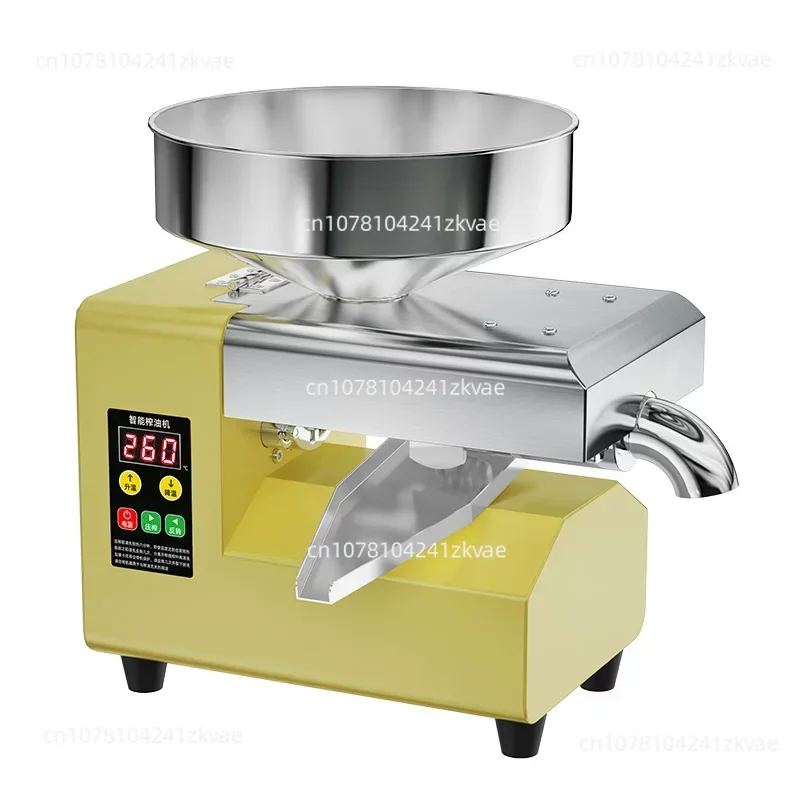 Stainless Steel Automatic Hot Cold Press Oil Machine Household Electric Oil Extractor For Peanut Sesame Olive Coconut