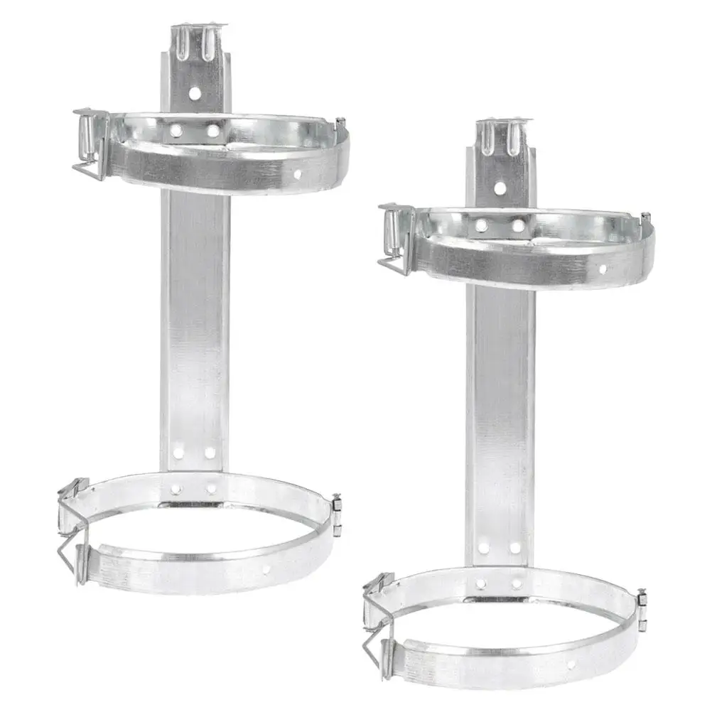 

2Pcs Fire Wall Mount Bracket Holder Metal Durable Extinguisher Holders Space Boat Fire Extinguisher Mount Saving Safety