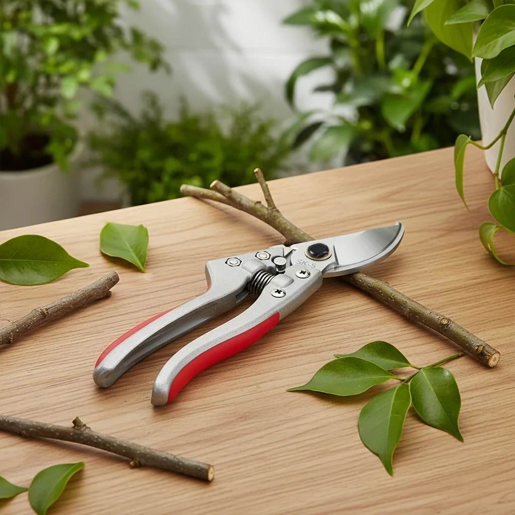 1 pc Effort-saving Pruning Shears Fruit Branch Shears, Tree Trimming Scissors Flower Arrangement Scissors SK5 Steel