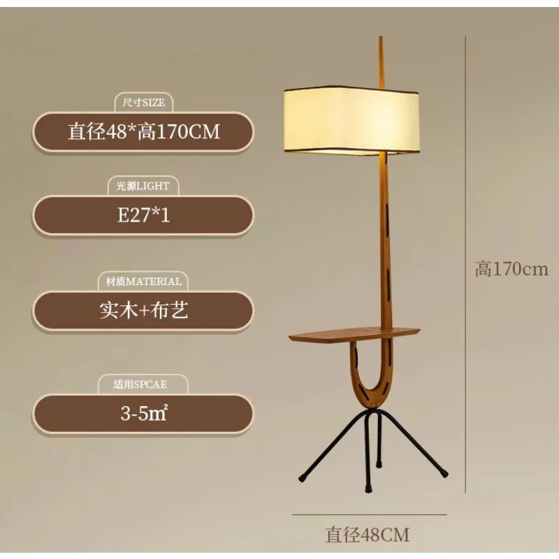 Imagem -06 - Walnut Led Standing Floor Lamps para Sala de Estar Mesa de Café Sofá Lateral Lâmpada de Leitura Quarto Luzes de Cabeceira E27