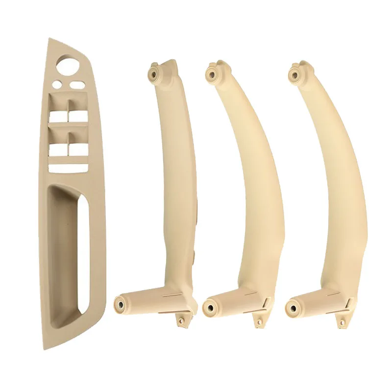 ترقية LHD سيارة الداخلية مقبض سحب الباب الداخلي مسند الذراع الداخلي غطاء لوحة استبدال لسيارات BMW X5 X6 E70 E71 E72 2007-2013