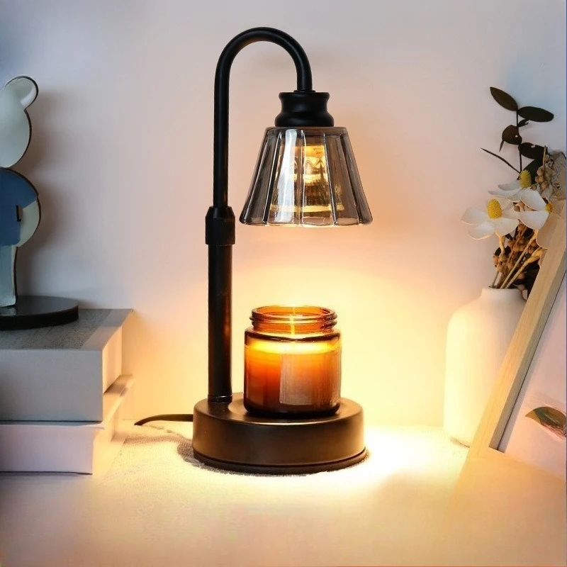 2026 Dimmable Glass Wax & Candle Melter Indoor Aroma Ornament Electric Constant Temp Bedroom Bedside Lamp