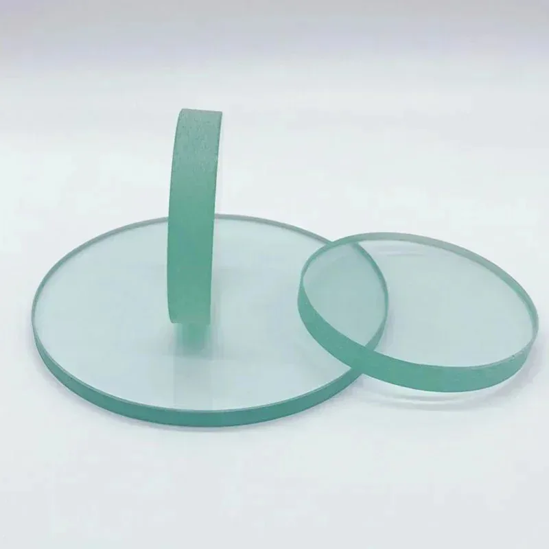 High Temperature Resistant Round Toughened Borosilicate Boiler Fire Pipe Flange Observation Sight Glass 95-110