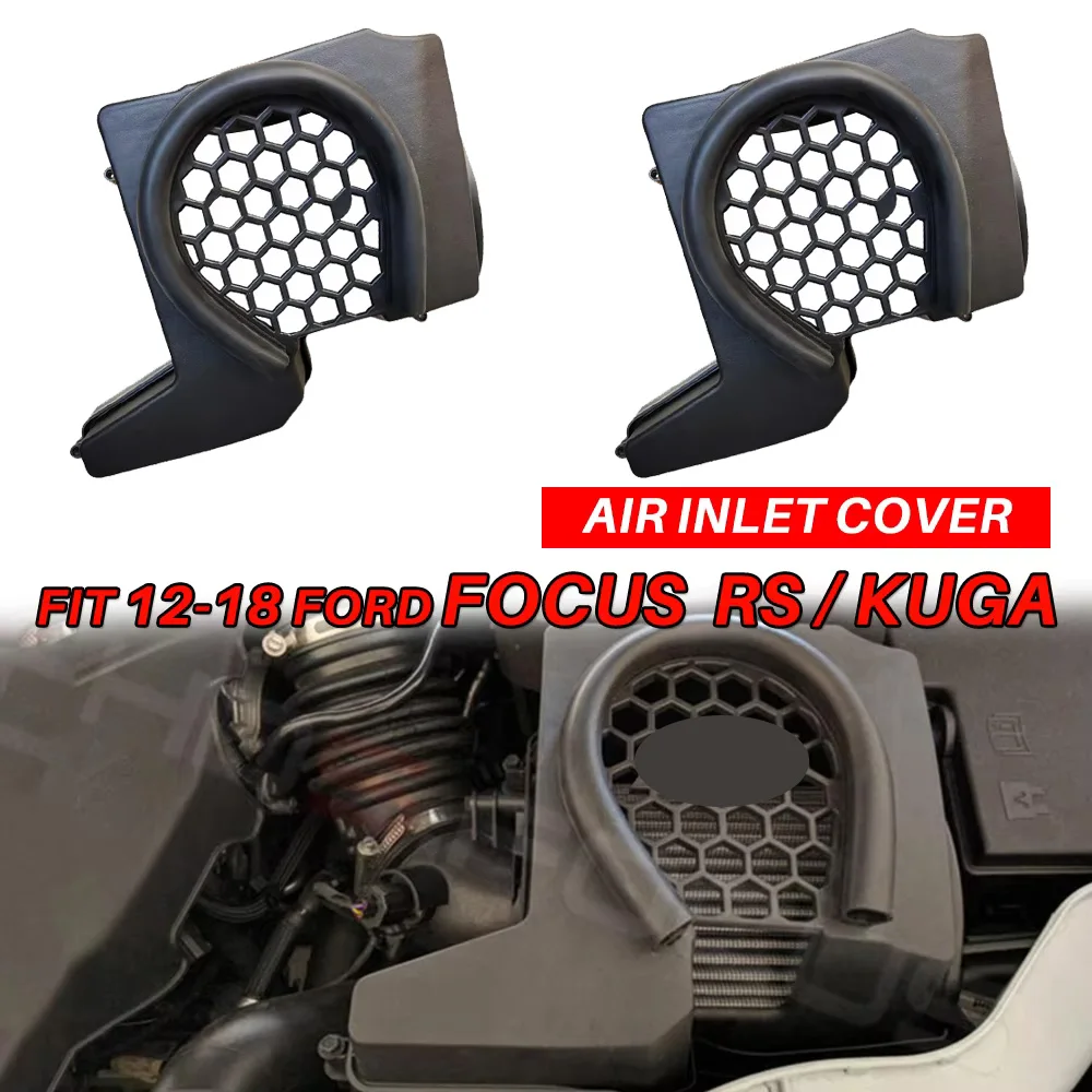 For Ford Focus MK2 MK3 RS Air Inlet Cover Filter Vent Box Housing Airbox Fresher Cover Car Accessories Mazda3 Kuga ABS 2012-2018