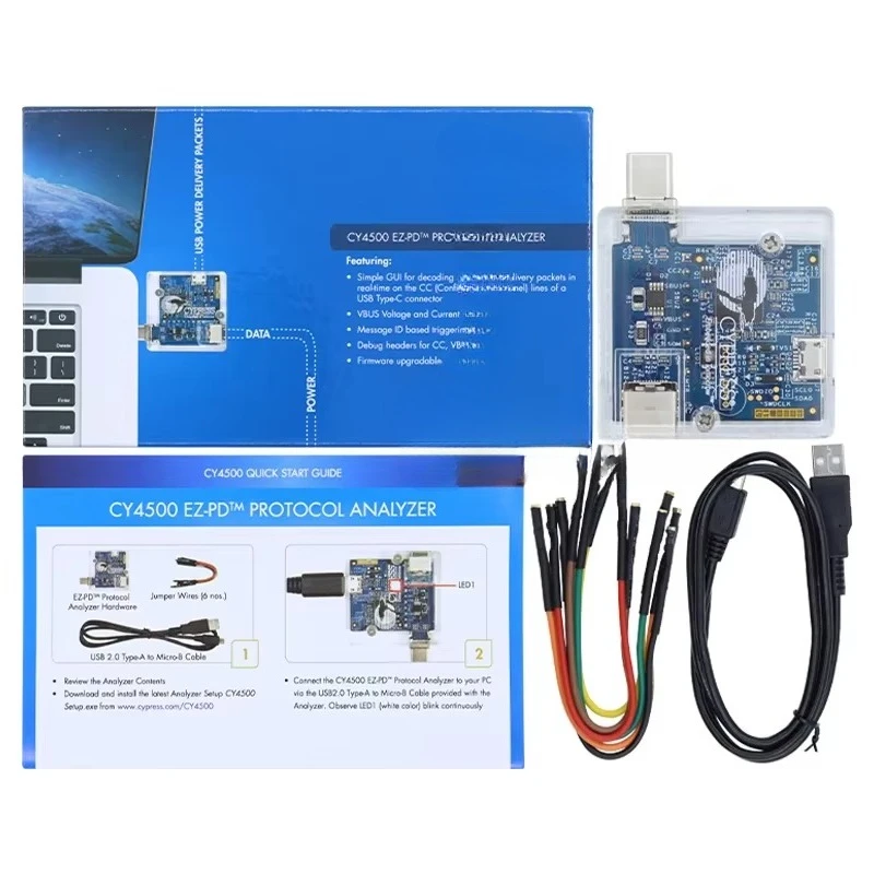 CY4500 EZ-PD Protocol Analyzer Tool USB-C PD3.0 Evaluation and Development Board