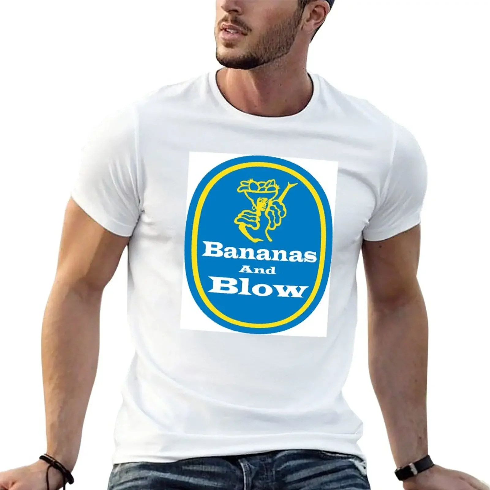 Bananas & Blow T-Shirt quick-drying sweat Short sleeve tee sweat shirts, men