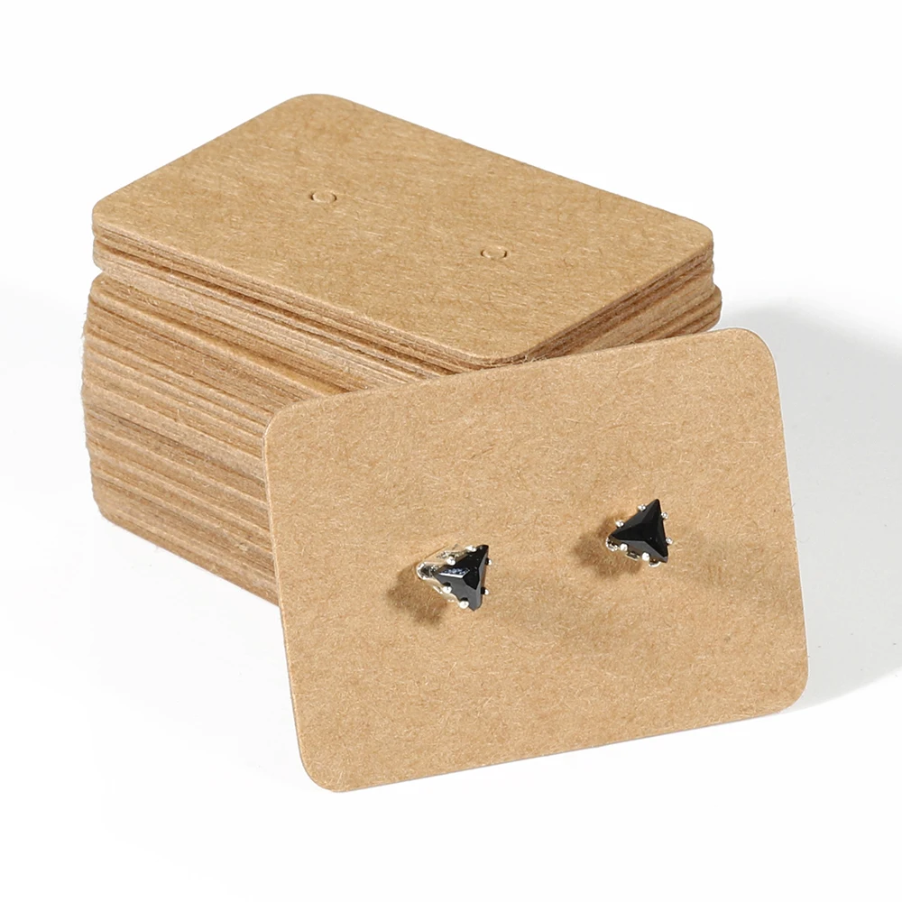 

50 pcs Earring Display Cards Earring Packaging Cards 2030