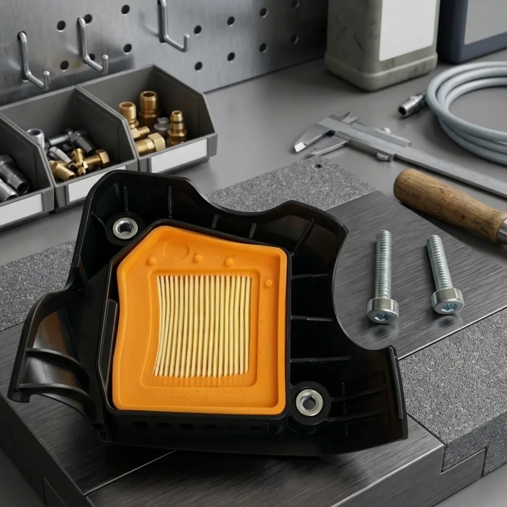Air Filter Cover With Screws Assembly For 240 240R 360 460 Garden Power Tools Replacement Air Circulation Accessories