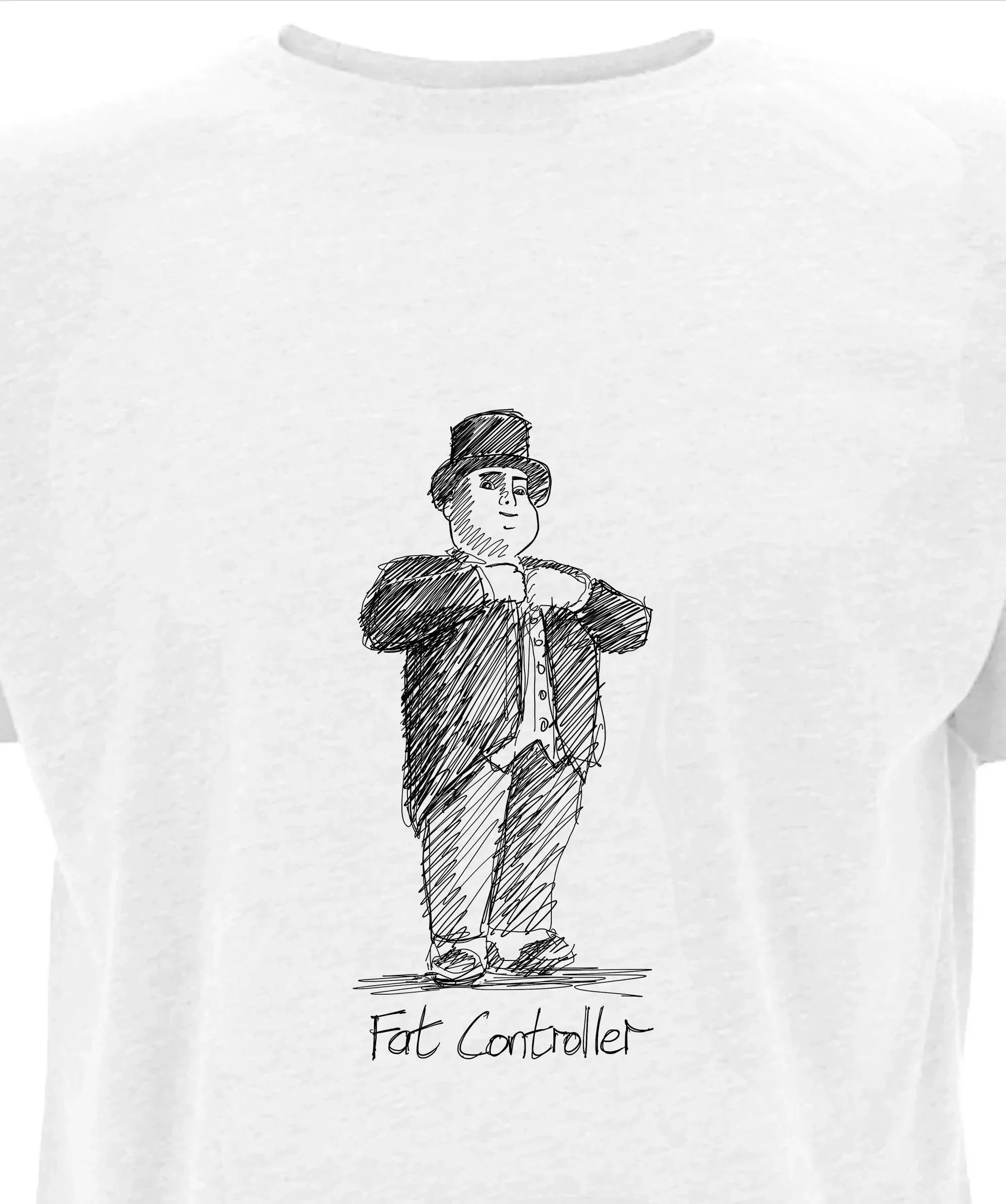 Fat Controller Men s T Shirt Gifts for men Fairwear Approved Cotton Tee