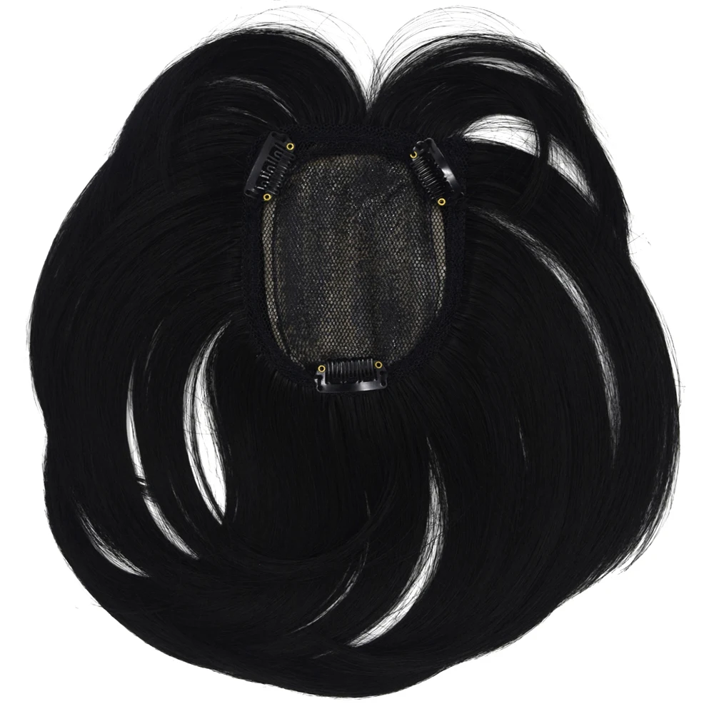 TOPREETY Heat Resistant Synthetic Hair 50gr Clip on Hair Topper Extensions B7