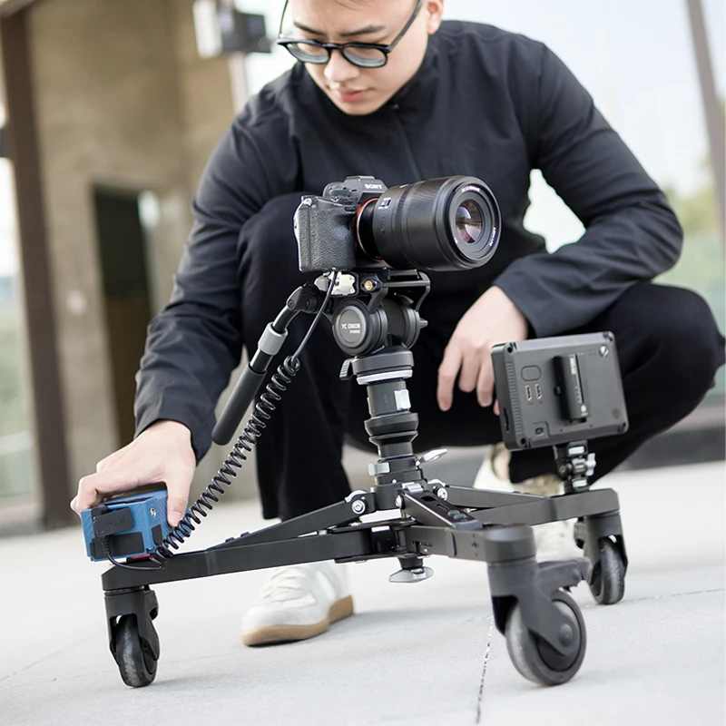 YC Onion Pineta Monopod Dolly i szybkozłączka do monopodu Pineta Pro Tripod — zdjęcie produktu 4