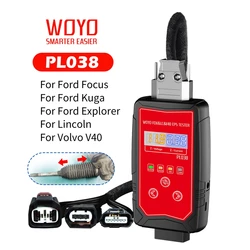 WOYO PL038 Para Ford Focus, Kuga, Explorer, Lincoln, Volvo V40 Ferro Shell Elétrica Assistida Motor de Volante EPS Tester