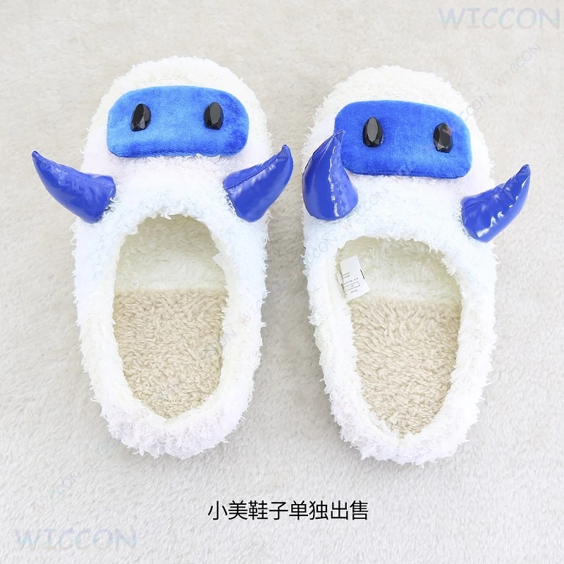 ميلينغ تشو أكثر من مشاهدة بيجامي مي تأثيري أحذية النساء الشتاء فروي النعال هالوين كرنفال الفتيات #4