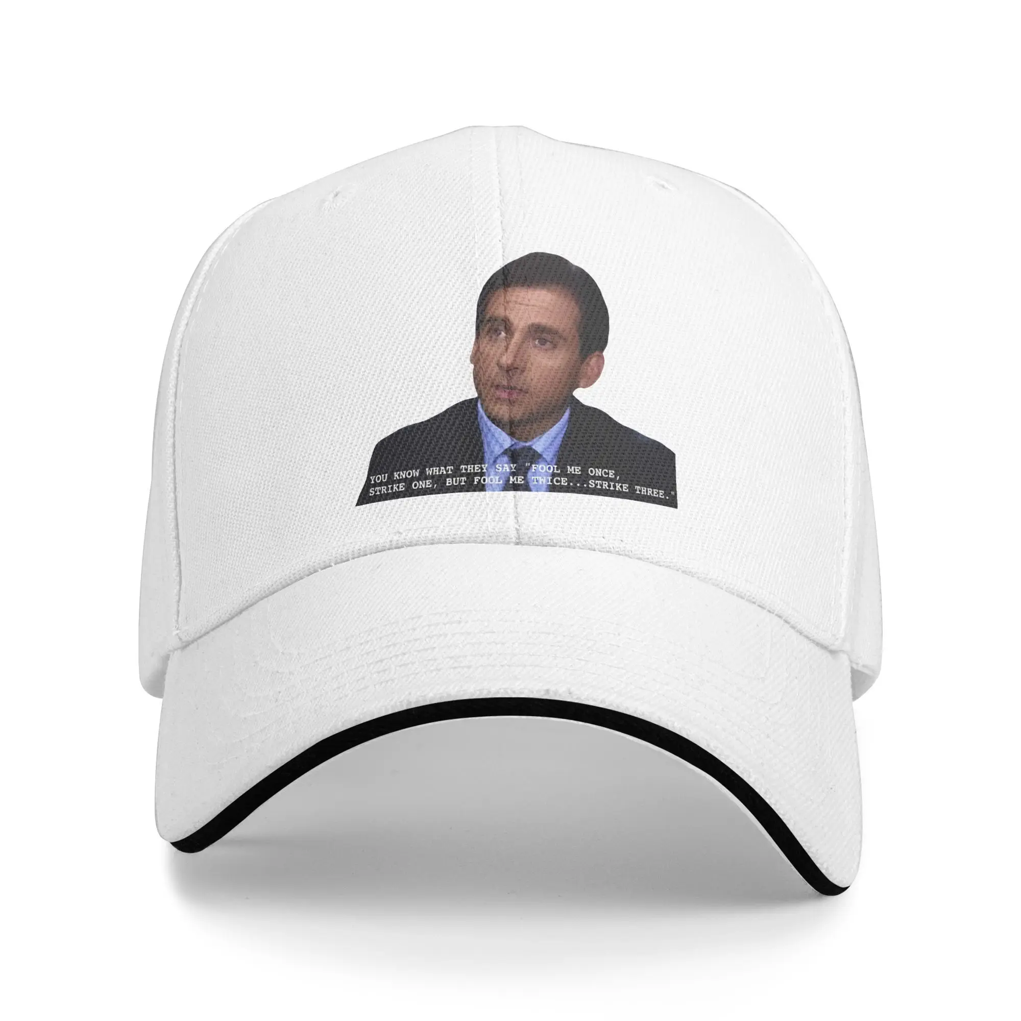 

Michael S-Scotts The Offices Casual Baseball Cap Summer Trucker Hat Hunting Camping Hip Hop Hats Female Male Cool Baseball