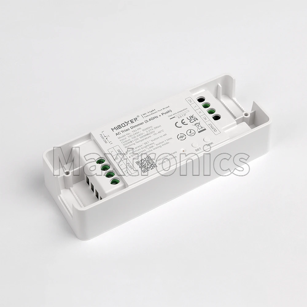 MiBoxer AC Triac Dimmer 500W TRI-C1WR/TRI-PW (WiFi+2.4G+Push) TRI-PR (2.4 جيجا هرتز) AC100-240V سطوع 30 متر قابل للتعديل Home Alexa #5