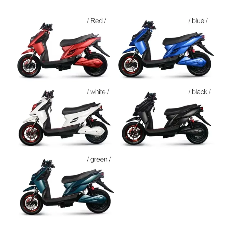 2025 أحدث التصميم الكلاسيكي دراجة نارية كهربائية 1200 واط موتو دراجة نارية كهربائية سكوتر عالية السرعة الكبار #2