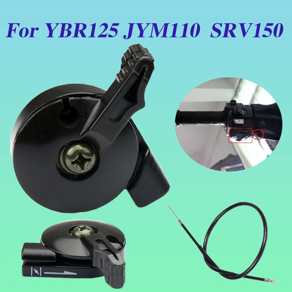 For YBR125 JYM110 YBR 125 JYM 110 SRV150 SRV 150 Motorcycle Manual Air Inlet Throttle Strangler Transposon