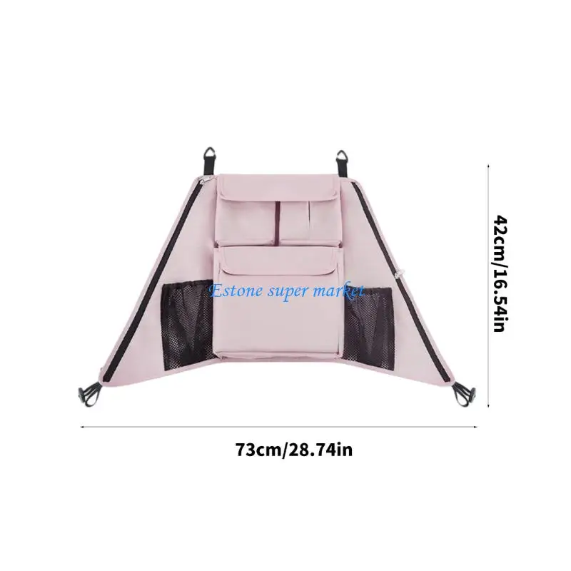090B Elegante borsa portaoggetti per passeggino con tiretti rinforzati Pianificatore impermeabile permanente per i rudimenti del