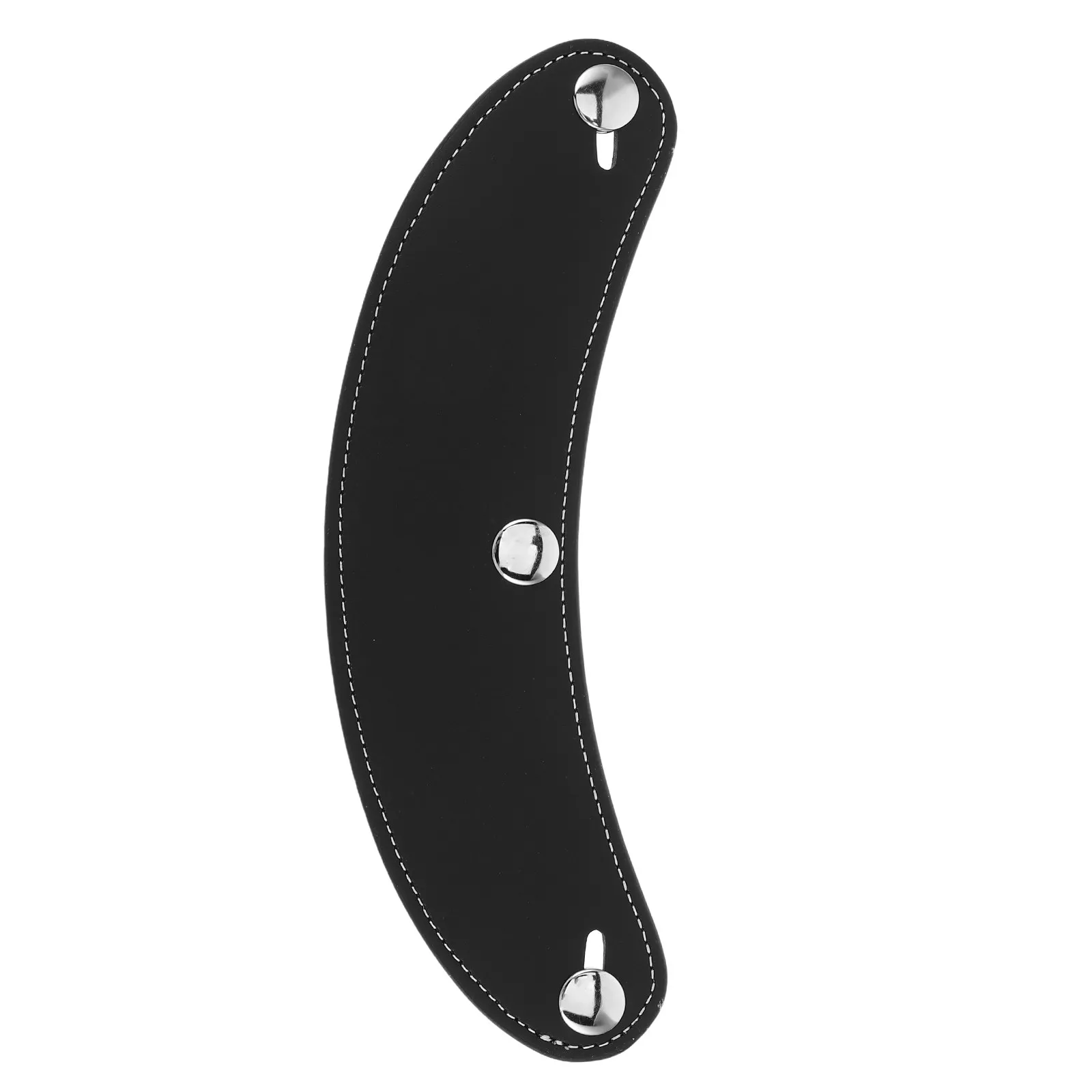 Motorcycle Sun Visor Vintage Retro PU Peak Shield Three Button Attachment System Fits Most Half Helmets Uv Protection