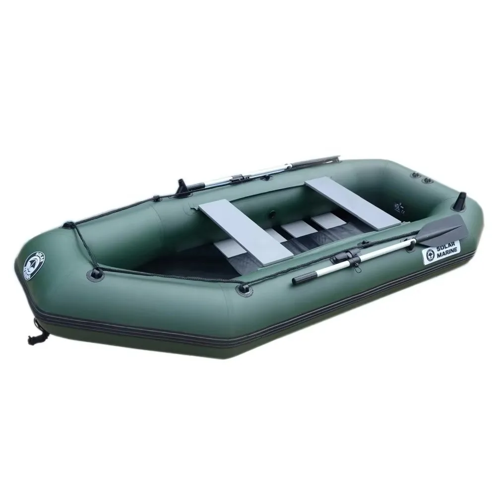 Anti-flood Rescue Boat 4 Person 300cm Fishing Inflatable Boat PVC Rowing Ship Hovercraft Kayak Dinghy Ifting Raft Sailboat