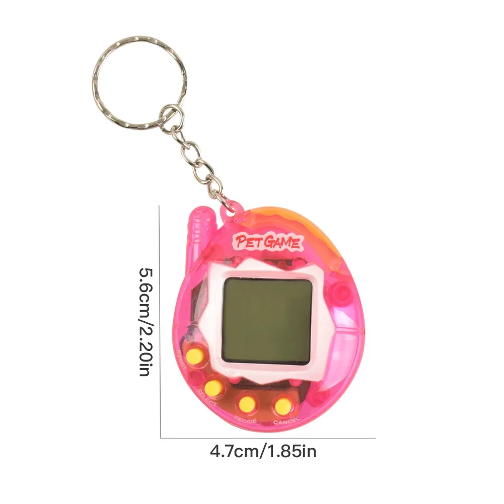 

1PC Transparent Electronic Pets Nostalgic 168 Pets in One Virtual Cyber Digital Nostalgic Funny Toys Pixel Funny Play