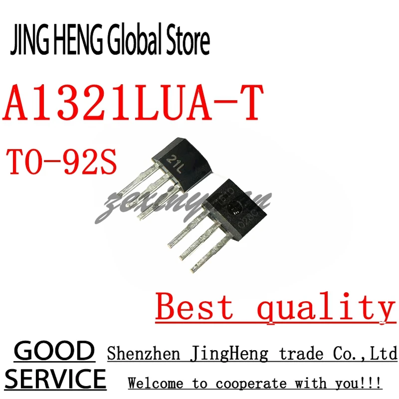 5Pcs A1321LUA-T A1321LUA 21L A21L TO-92S hall sensor Trimmed short legs