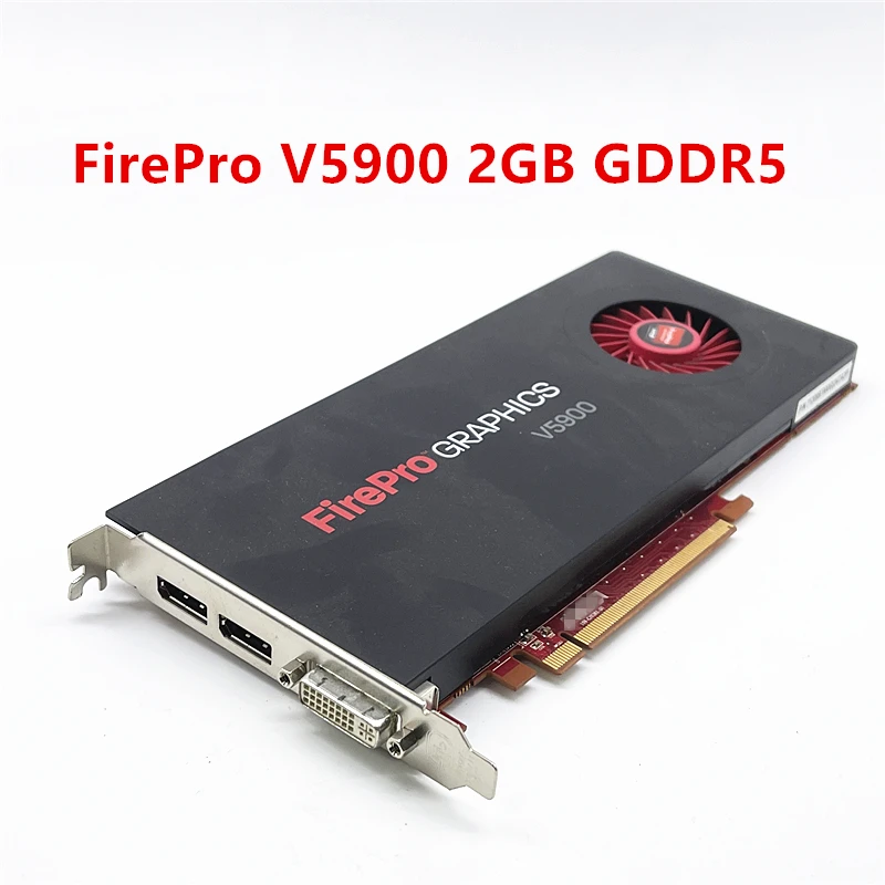 

Original FirePro V5900 2GB GDDR5 Graphics Card SW/CAD Modeling Design Drawing Rendering Workstation Professional Graphics Card