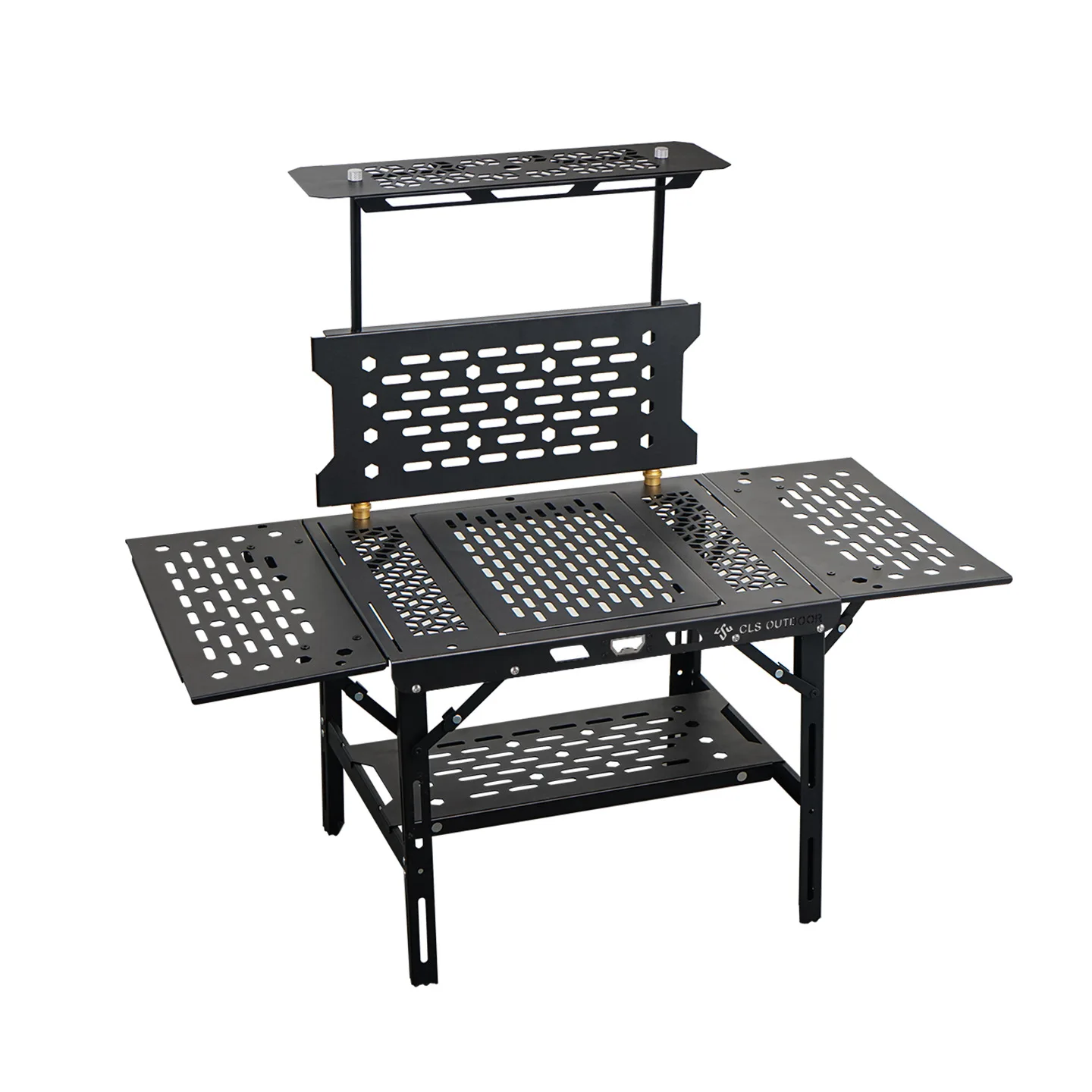 Outdoor aluminum alloy quick-opening table IGT expansion table camping folding table multi-function