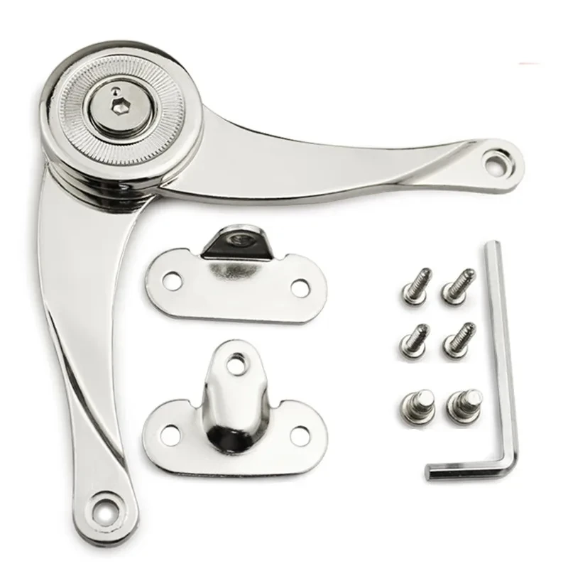 

1PCS Randomly Stop Hydraulic Hinges Kitchen Cabinet Door Adjustable Polish Hinge Furniture Lift Up Flap Stay Support Hardware